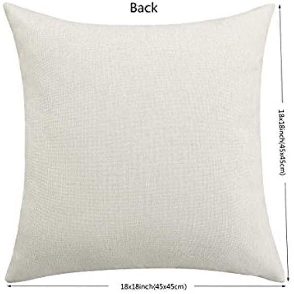 Fall Farmhouse Autumn Pillow Throw Case Covers Home Decor Set of 4 18” x 18” - Picture 4 of 7